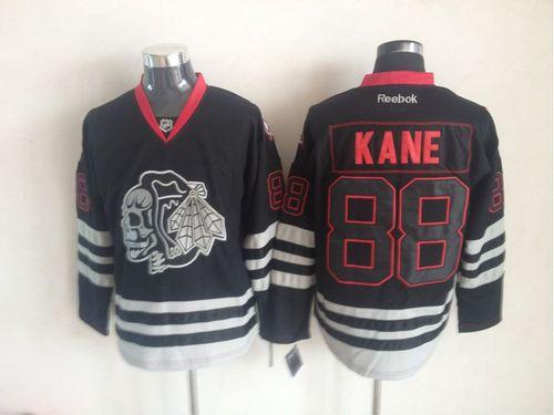 Blackhawks #88 Patrick Kane New Black Ice Stitched NHL Jersey