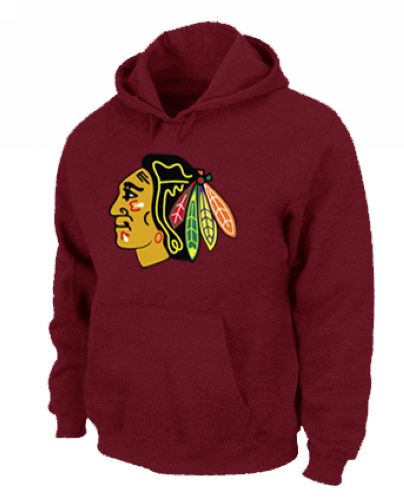 NHL Chicago Blackhawks Big & Tall Logo Pullover Hoodie Red