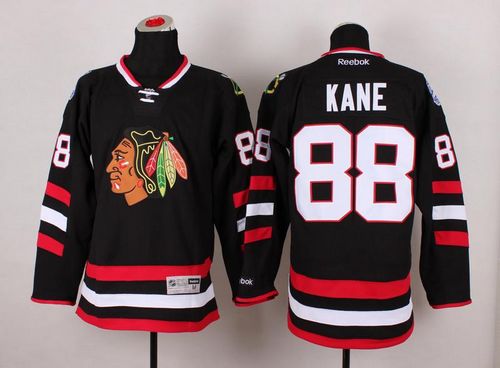 Blackhawks #88 Patrick Kane Black 2014 Stadium Series Stitched NHL Jersey