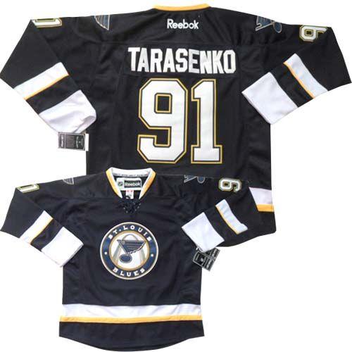 Blues #91 Vladimir Tarasenko Dark Blue Third Stitched NHL Jersey