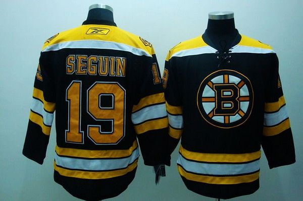 Bruins #19 Tyler Seguin Stitched Black NHL Jersey