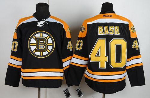 Bruins #40 Tuukka Rask Black Home Stitched NHL Jersey