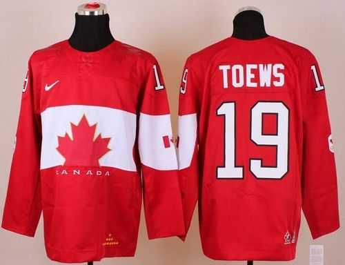 Olympic 2014 CA. #19 Jonathan Toews Red Stitched NHL Jersey