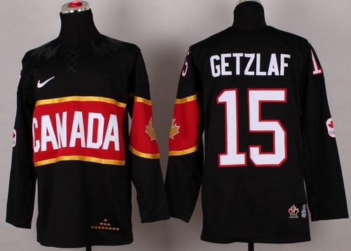 Olympic 2014 CA. #15 Ryan Getzlaf Black Stitched NHL Jersey