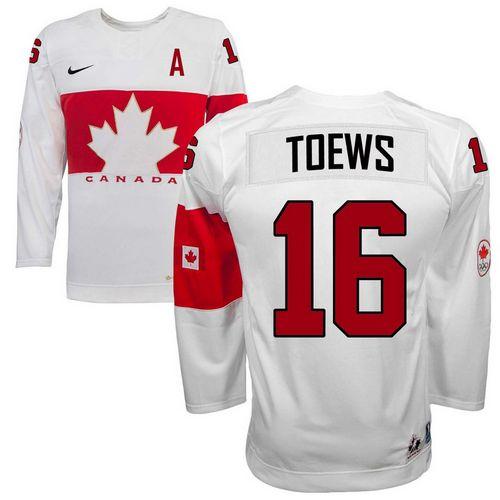 Olympic 2014 CA. #16 Jonathan Toews White Stitched NHL Jersey