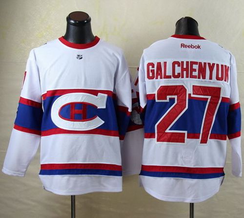 Canadiens #27 Alex Galchenyuk White 2016 Winter Classic Stitched NHL Jersey