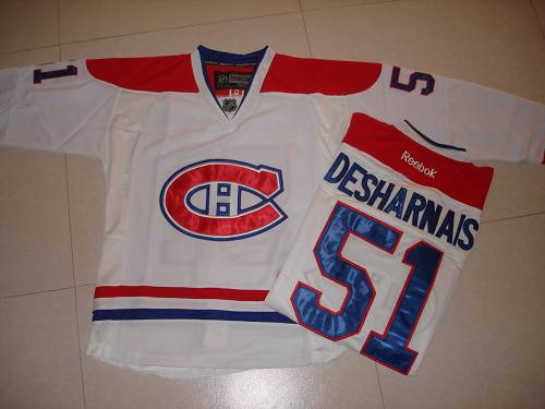 Canadiens #51 David Desharnais White New CH Stitched NHL Jersey