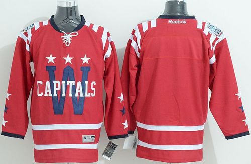 Capitals Blank 2015 Winter Classic Red Stitched NHL Jersey