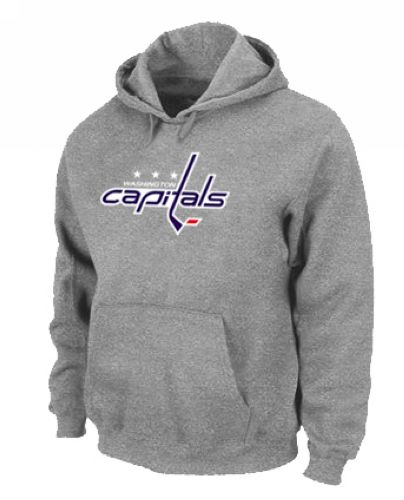 NHL Washington Capitals Big & Tall Logo Pullover Hoodie Grey