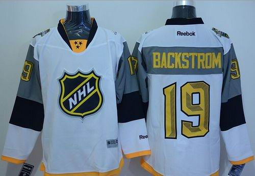 Capitals #19 Nicklas Backstrom White 2016 All Star Stitched NHL Jersey