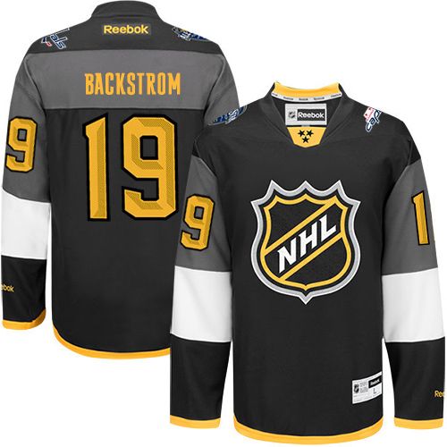 Capitals #19 Nicklas Backstrom Black 2016 All Star Stitched NHL Jersey