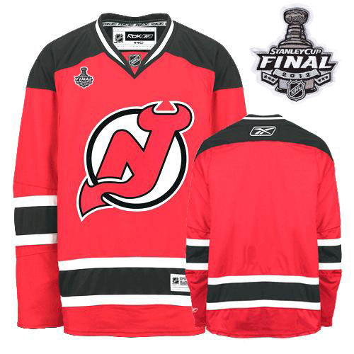 Devils Blank 2012 Stanley Cup Finals Red Stitched NHL Jersey