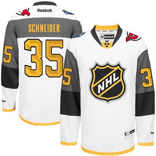Devils #35 Cory Schneider White 2016 All Star Stitched NHL Jersey