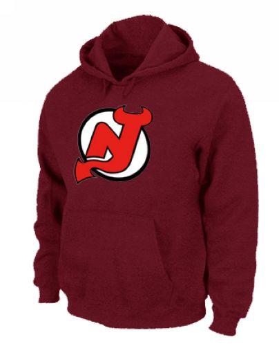 NHL New Jersey Devils Big & Tall Logo Pullover Hoodie Red