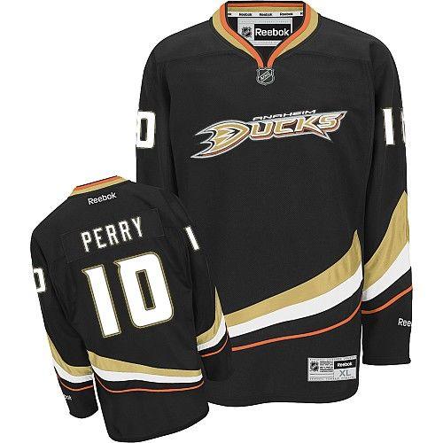 Ducks #10 Corey Perry Stitched Black NHL Jersey
