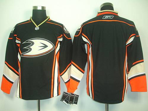 Ducks Blank Black Third Stitched NHL Jersey