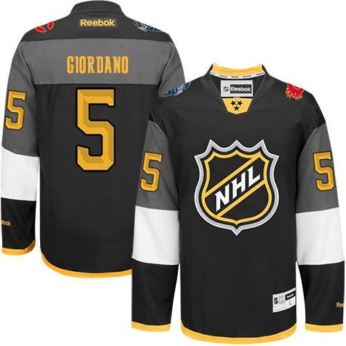 Flames #5 Mark Giordano Black 2016 All Star Stitched NHL Jersey