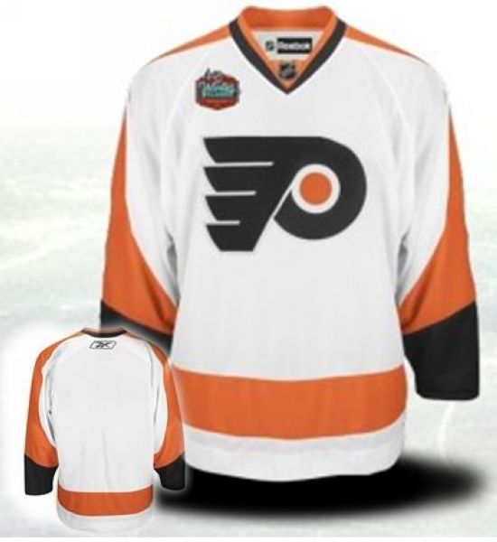 Flyers Blank Stitched Winter Classic White NHL Jersey