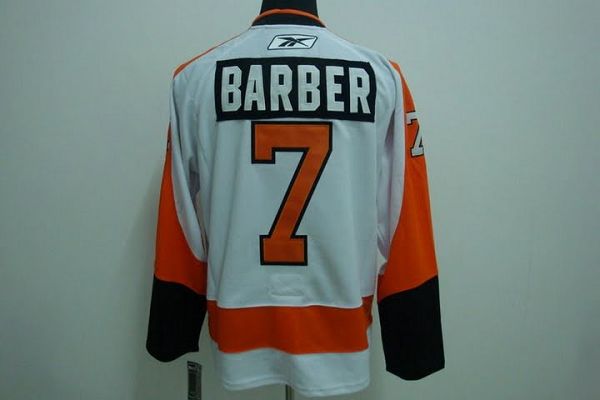 Flyers #7 Barber Stitched Winter Classic White NHL Jersey
