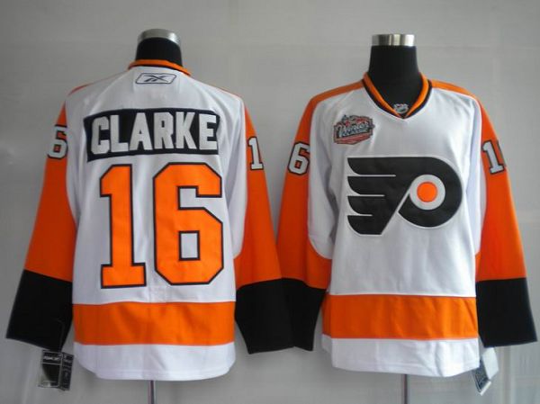 Flyers #16 Bobby Clarke Stitched Winter Classic White NHL Jersey