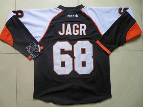 Flyers #68 Jaromir Jagr Black Stitched NHL Jersey