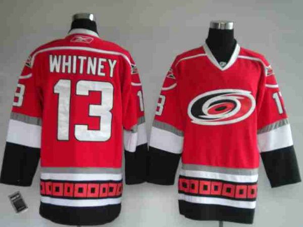 Hurricanes #13 Ray Whitney Stitched Red NHL Jersey