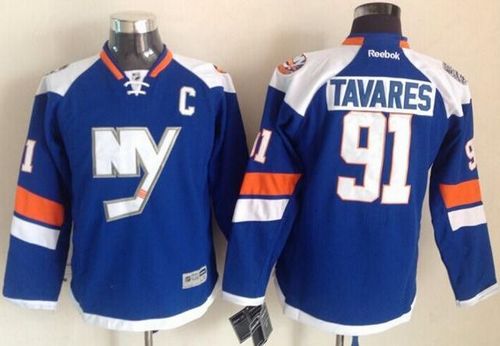 Islanders #91 John Tavares Baby Blue 2014 Stadium Series Stitched NHL Jersey