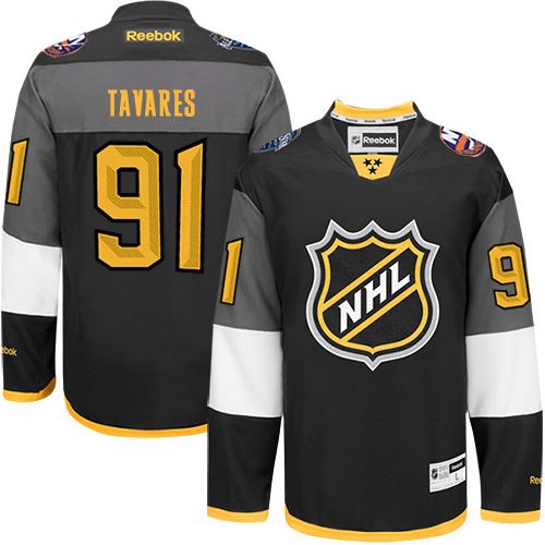 Islanders #91 John Tavares Black 2016 All Star Stitched NHL Jersey