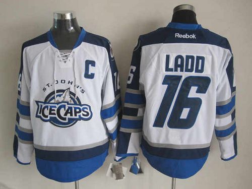Jets #16 Andrew Ladd White St. John's IceCaps Stitched NHL Jersey