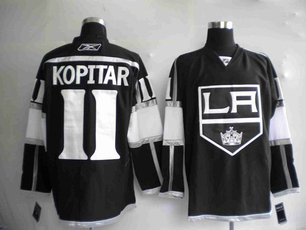 Kings #11 Anze Kopitar Black Home Stitched NHL Jersey