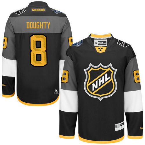 Kings #8 Drew Doughty Black 2016 All Star Stitched NHL Jersey