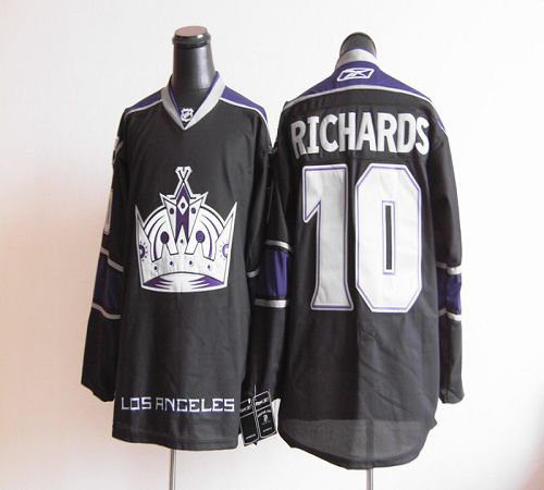 Kings #10 Mike Richards Black Third Stitched NHL Jersey