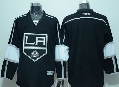 Kings Blank Black Home Stitched NHL Jersey
