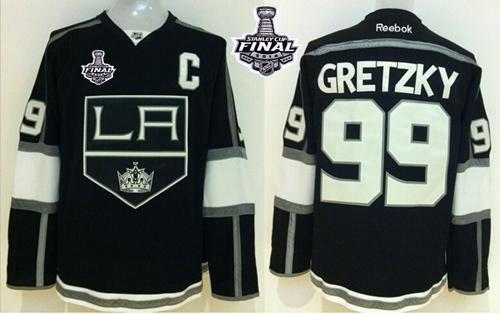 Kings #99 Wayne Gretzky Black Home 2014 Stanley Cup Finals Stitched NHL Jersey