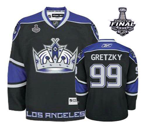 Kings #99 Wayne Gretzky Black Third 2014 Stanley Cup Finals Stitched NHL Jersey