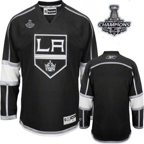 Kings Blank Black Home 2014 Stanley Cup Champions Stitched NHL Jersey