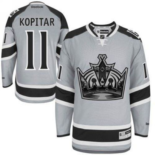 Kings #11 Anze Kopitar Grey 2014 Stadium Series Stitched NHL Jersey