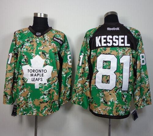 Maple Leafs #81 Phil Kessel Camo Veterans Day Practice Stitched NHL Jersey