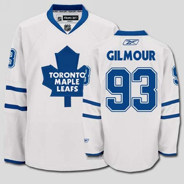 Maple Leafs #93 Doug Gilmour Stitched White NHL Jersey