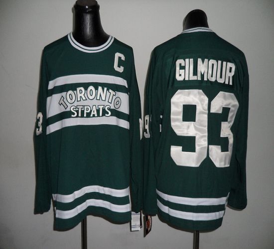 Maple Leafs CCM Throwback #93 Doug Gilmour Green Stitched NHL Jersey