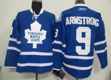 Maple Leafs #9 Colby Armstrong Blue Stitched NHL Jersey
