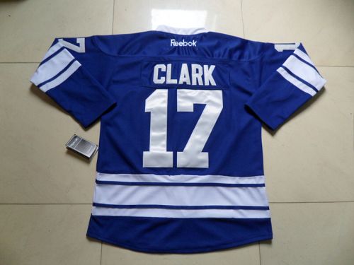 Maple Leafs #17 Wendel Clark Blue Third Stitched NHL Jersey