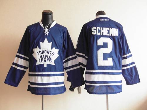 Maple Leafs #2 Luke Schenn Blue Third Stitched NHL Jersey