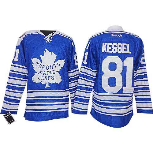 Maple Leafs #81 Phil Kessel Blue 2014 Winter Classic Stitched NHL Jersey