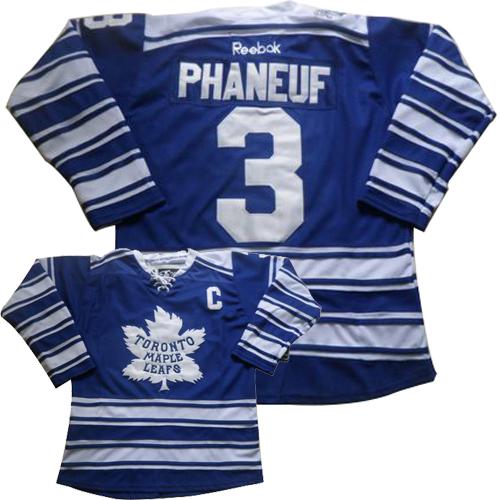 Maple Leafs #3 Dion Phaneuf Blue 2014 Winter Classic Stitched NHL Jersey