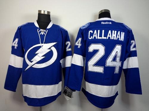 Lightning #24 Ryan Callahan Blue Stitched NHL Jersey