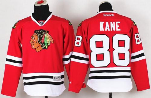 Blackhawks #88 Patrick Kane Red Stitched Youth NHL Jersey