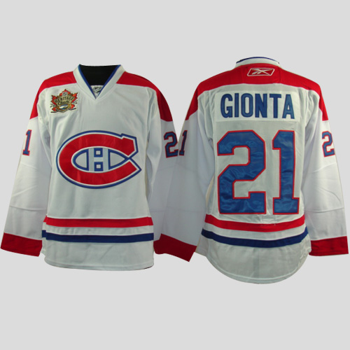 Canadiens #21 Brian Gionta Winter Classic Stitched White Youth NHL Jersey