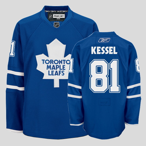 Maple Leafs #81 Kessel Stitched Blue Youth NHL Jersey