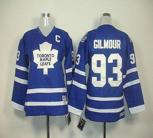 Maple Leafs #93 Doug Gilmour Blue Home Stitched Youth NHL Jersey